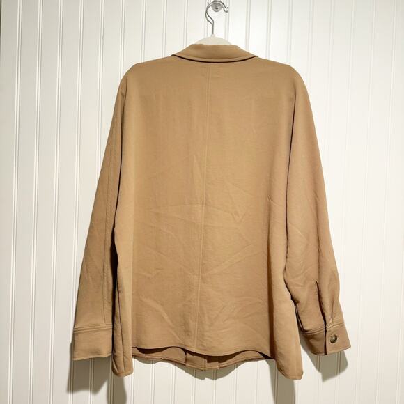 Wilfred Freeform Shirt Tan Crepette Size Large - Picture 7 of 7